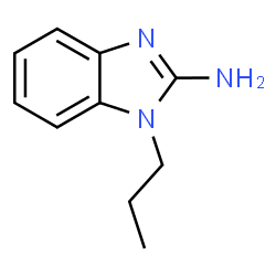 ChemSpider 2D Image | 1-Propyl-1H-benzimidazol-2-amine | C10H13N3
