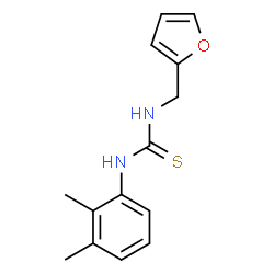 ChemSpider 2D Image | 1-(2,3-Dimethylphenyl)-3-(2-furylmethyl)thiourea | C14H16N2OS