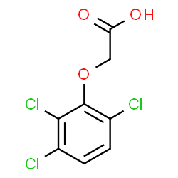ChemSpider 2D Image | (2,3,6-Trichlorophenoxy)acetic acid | C8H5Cl3O3