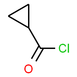 ChemSpider 2D Image | Cyclopropanecarbonyl chloride | C4H5ClO
