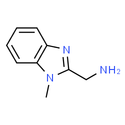 ChemSpider 2D Image | 1-(1-Methyl-1H-benzimidazol-2-yl)methanamine | C9H11N3