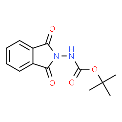 ChemSpider 2D Image | tert-butyl 1,3-dioxo-1,3-dihydro-2H-isoindol-2-ylcarbamate | C13H14N2O4
