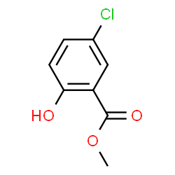 ChemSpider 2D Image | Methyl 5-chlorosalicylate | C8H7ClO3