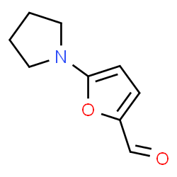 ChemSpider 2D Image | 5-(1-PYRROLIDINO)-2-FURALDEHYDE | C9H11NO2