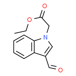 ChemSpider 2D Image | Ethyl (3-formyl-indol-1-yl)acetate | C13H13NO3