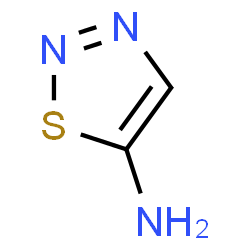ChemSpider 2D Image | 1,2,3-Thiadiazol-5-amine | C2H3N3S