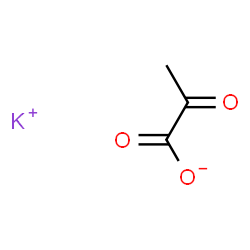 ChemSpider 2D Image | Potassium pyruvate | C3H3KO3