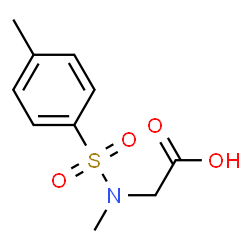 ChemSpider 2D Image | N-Methyl-N-[(4-methylphenyl)sulfonyl]glycine | C10H13NO4S