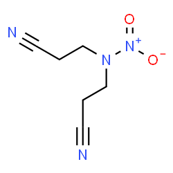 ChemSpider 2D Image | 3,3'-(Nitroimino)dipropanenitrile | C6H8N4O2