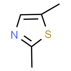 ChemSpider 2D Image | 2,5-Dimethylthiazole | C5H7NS