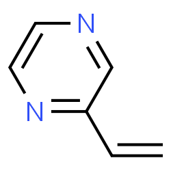 ChemSpider 2D Image | vinylpyrazine | C6H6N2