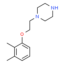 ChemSpider 2D Image | 1-[2-(2,3-Dimethylphenoxy)ethyl]piperazine | C14H22N2O
