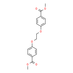ChemSpider 2D Image | Dimethyl 4,4'-[1,2-ethanediylbis(oxy)]dibenzoate | C18H18O6