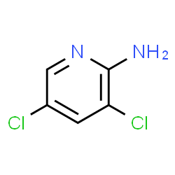 ChemSpider 2D Image | 3,5-Dichloro-2-pyridinamine | C5H4Cl2N2
