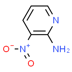 ChemSpider 2D Image | 3-nitropyridin-2-amin | C5H5N3O2