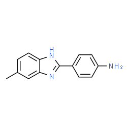 ChemSpider 2D Image | 4-(5-Methyl-1H-benzimidazol-2-yl)aniline | C14H13N3