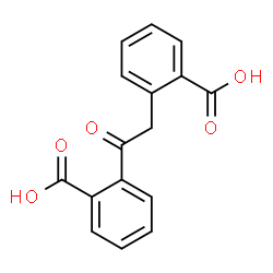ChemSpider 2D Image | 2,2'-(1-Oxo-1,2-ethanediyl)dibenzoic acid | C16H12O5