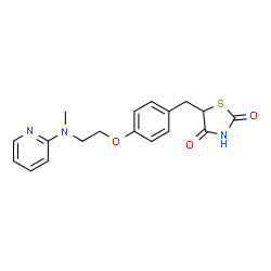 ChemSpider 2D Image | Rosiglitazone | C18H19N3O3S