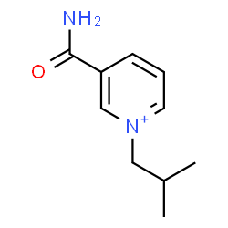 ChemSpider 2D Image | 3-Carbamoyl-1-isobutylpyridinium | C10H15N2O