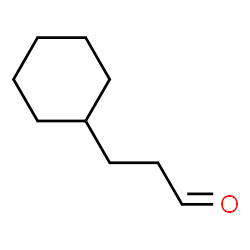 ChemSpider 2D Image | 3-Cyclohexylpropanal | C9H16O
