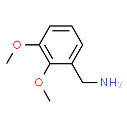 ChemSpider 2D Image | 2,3-Dimethoxybenzylamine | C9H13NO2