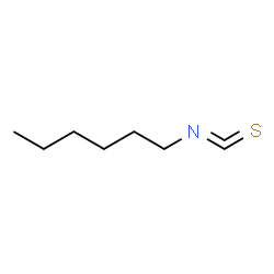 ChemSpider 2D Image | Hexyl Isothiocyanate | C7H13NS