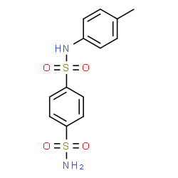 ChemSpider 2D Image | N-(4-Methylphenyl)-1,4-benzenedisulfonamide | C13H14N2O4S2