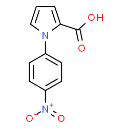 ChemSpider 2D Image | 1-(4-nitrophenyl)pyrrole-2-carboxylic acid | C11H8N2O4