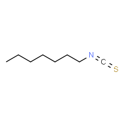 ChemSpider 2D Image | Heptyl isothiocyanate | C8H15NS