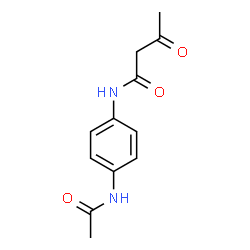 ChemSpider 2D Image | N-(4-Acetamidophenyl)-3-oxobutanamide | C12H14N2O3