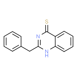 ChemSpider 2D Image | 2-Benzyl-4(1H)-quinazolinethione | C15H12N2S