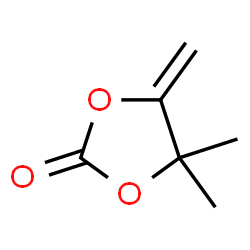 ChemSpider 2D Image | 4,4-Dimethyl-5-methylene[1,3]dioxolan-2-one | C6H8O3