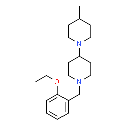 ChemSpider 2D Image | 1'-(2-Ethoxybenzyl)-4-methyl-1,4'-bipiperidine | C20H32N2O