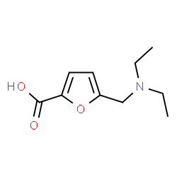 ChemSpider 2D Image | 5-[(Diethylamino)methyl]-2-furoic acid | C10H15NO3