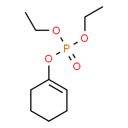 ChemSpider 2D Image | 1-Cyclohexen-1-yl diethyl phosphate | C10H19O4P