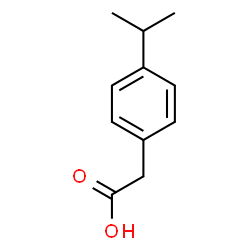 ChemSpider 2D Image | 4-ISOPROPYLPHENYLACETICACID | C11H14O2