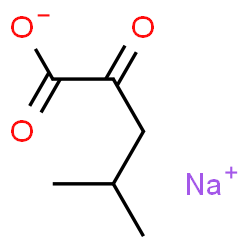ChemSpider 2D Image | Ketoleucine sodium salt | C6H9NaO3