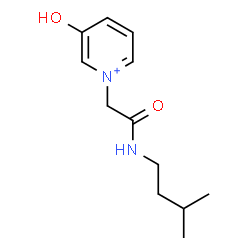 ChemSpider 2D Image | 3-Hydroxy-1-{2-[(3-methylbutyl)amino]-2-oxoethyl}pyridinium | C12H19N2O2