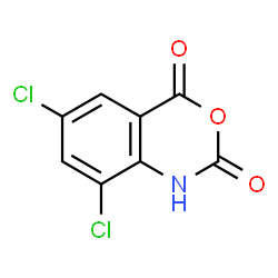 ChemSpider 2D Image | 3,5-Dichloroisatoic anhydride | C8H3Cl2NO3