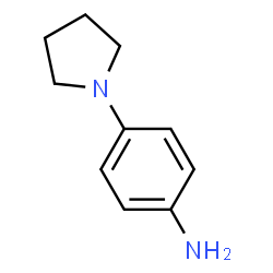 ChemSpider 2D Image | 4-pyrrolidinoaniline | C10H14N2