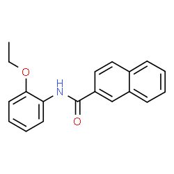 ChemSpider 2D Image | N-(2-Ethoxyphenyl)-2-naphthamide | C19H17NO2