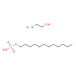 ChemSpider 2D Image | Monoethanolamine lauryl sulfate | C14H33NO5S