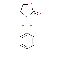 ChemSpider 2D Image | 3-(Toluene-4-sulfonyl)-oxazolidin-2-one | C10H11NO4S