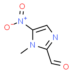ChemSpider 2D Image | 1-Methyl-5-nitroimidazole-2-carboxaldehyde | C5H5N3O3