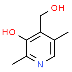 ChemSpider 2D Image | 2,5-Dimethyl-3-hydroxy-4-pyridinemethanol | C8H11NO2