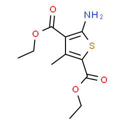 ChemSpider 2D Image | DIETHYL 5-AMINO-3-METHYL-2,4-THIOPHENEDICARBOXYLATE | C11H15NO4S