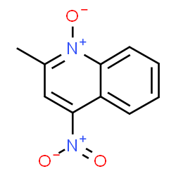 ChemSpider 2D Image | 2-Methyl-4-nitroquinoline 1-oxide | C10H8N2O3