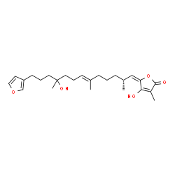 ChemSpider 2D Image | (12E,18R,20E)-8-hydroxyvariabilin | C25H36O5