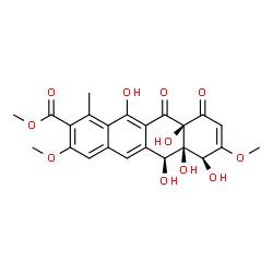ChemSpider 2D Image | saccharothrixone F | C23H22O11