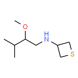 ChemSpider 2D Image | N-(2-Methoxy-3-methylbutyl)-3-thietanamine | C9H19NOS